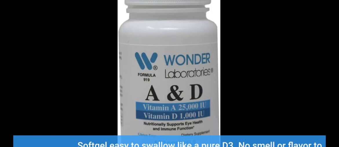 Review Vitamin a 25,000 IU from Cod Liver Fish Oil + Vitamin D3 1,000 IU