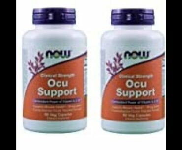 NOW Supplements, Ocu Supportwith FloraGLO Lutein, plus Vitamins A, C and E, 90 Capsules
