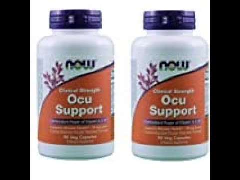 NOW Supplements, Ocu Supportwith FloraGLO Lutein, plus Vitamins A, C and E, 90 Capsules