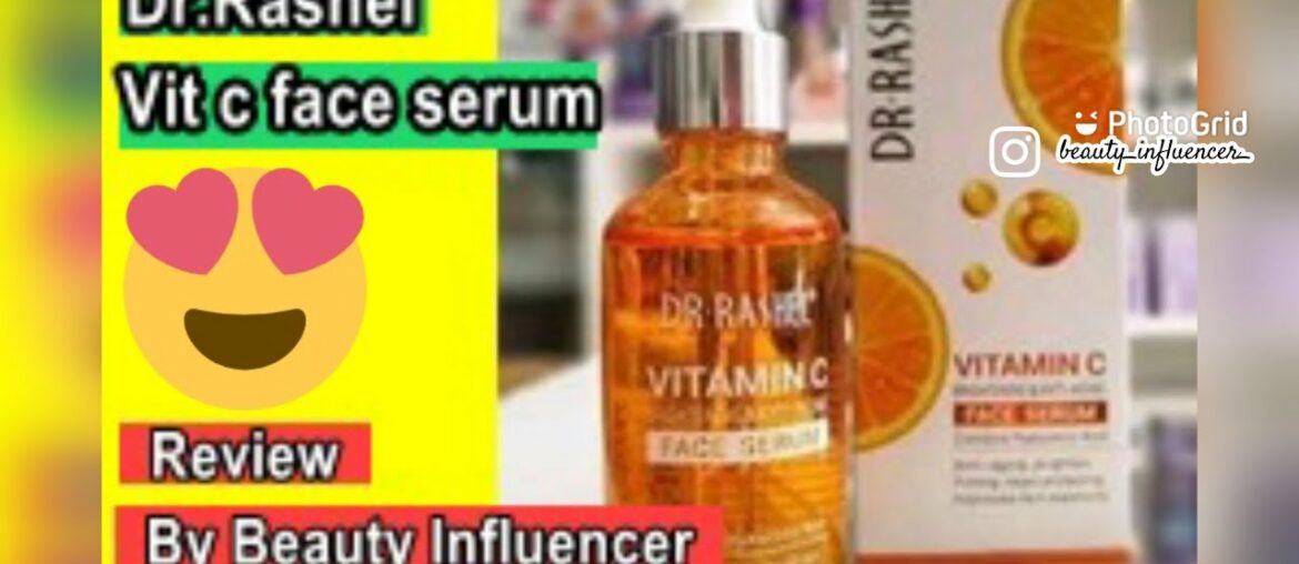 Dr.Rashel Vit C Face Serum / Honest Review/ beauty influencer