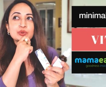 Skincare 2021 Experiments! Why I am Reviewing Mamaearth Vitamin C with BeMinimalist Vitamin C Serum