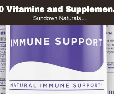 20 Vitamins and Supplements To Boost Immune Health for - Questions
