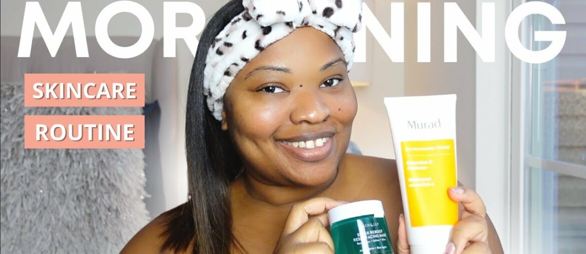 WINTER MORNING SKINCARE ROUTINE 2021! combination skin, blue agave mask, vitamin E, face steaming