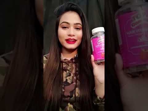 Poulami Dey Sarkar with Hair vitamin Gummy