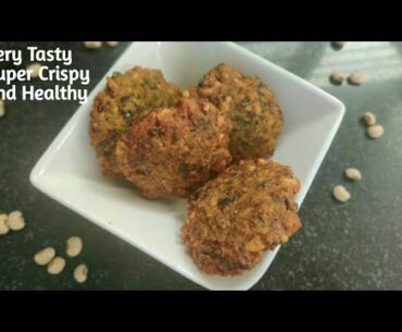 Alasanda Vadalu - BlackEyeBeans Vada with Amaranth Leaves | Bobbarla Vadalu | Crispy Alasanda Garelu