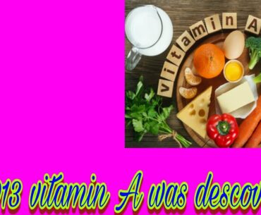 Which Vitamins descovered in which year