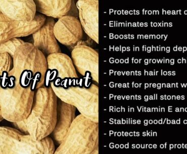 Health Benefits of Peanut | High source of Vitamin E | Asma Saqib