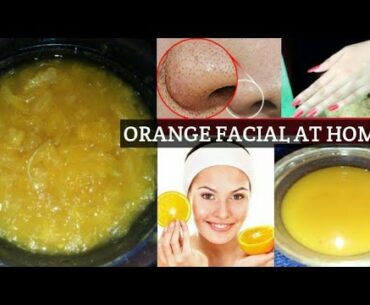 How To Do Orange Facial At Home  Vitamin C Facial At Home | Skin Brightening Facial At Home | #Ngfam