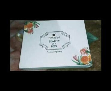 unboxing - Upakarma Ayurveda Beauty In A Box - best vitamin C Serum for glowing skin