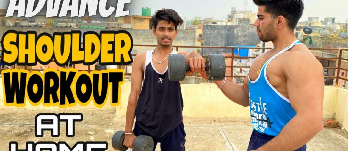ADVANCE SHOULDER WORKOUT AT HOME| NO GYM| guidance by badri fitness