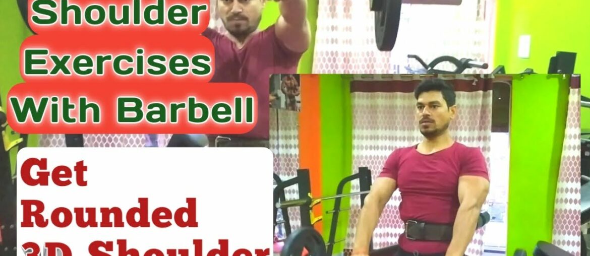 Top 7 SHOULDER MASS Exercises! | Shoulder Workout With Barbell | Fitness For You FFY