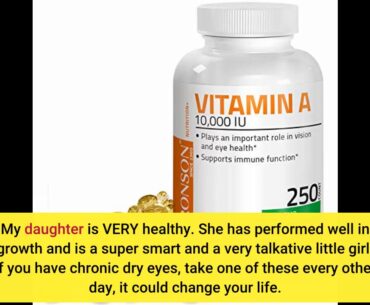 Review Carlson - Vitamin A, 25000 IU (7500 mcg RAE), Immune Support, Vision Health, Antioxidant...