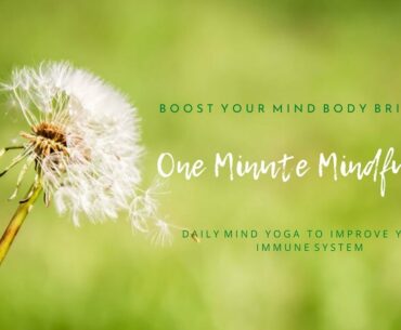 Introduction to One Minute Mindfulness - Immune System Mind Yoga - Be Prepared