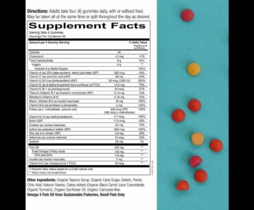 REVIEW SmartyPants Prenatal Formula Daily Gummy Multivitamin: Vitamin C, D3, & Zinc for Immunit...