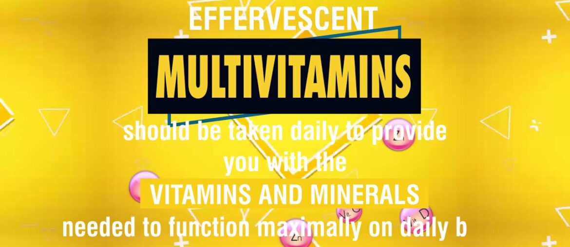 NUTRITION DRINK/MULTIVITAMIN + ZINC EFFERVESCENT TABLET /LIFESTYLE/HEALTH