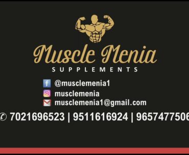 Muscle Menia Protein and Vitamin Suppliments