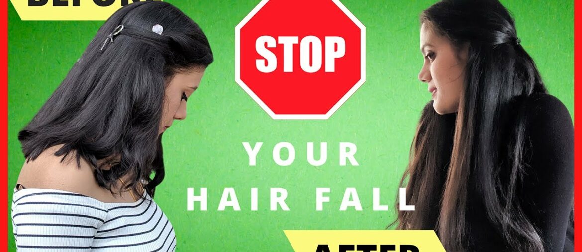 Hair fall remedy at home | Hair fall Vs hair breakage | How to stop it (2020)