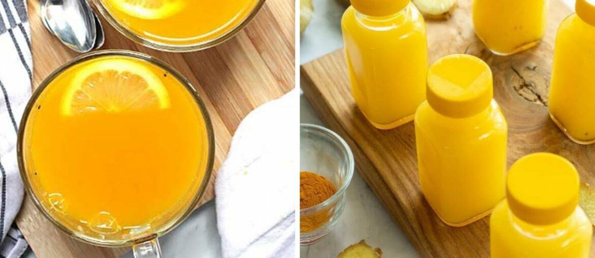 Turmeric Lemon Ginger Tea l Fight Off Coronavirus l Immunity Boosting | Anti-inflammatory Natural