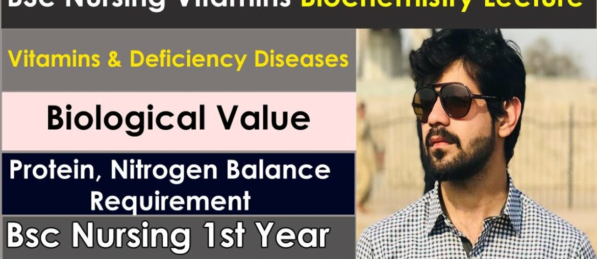 VItamins Biochemistry Lecture | Bsc nursng 1st year biochemistry lecture | Study Online |