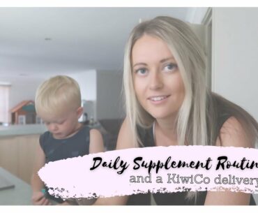 DITL VLOG: Daily Supplement Routine | Our KiwiCo Crate got delivered | Day In The Life.