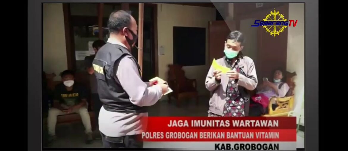 Cegah Terjangkit Covid 19, Wartawan diberikan Vitamin