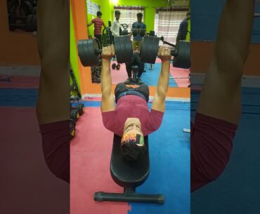 60 KG dumbbells Chest Press | Indian Bodybuilder