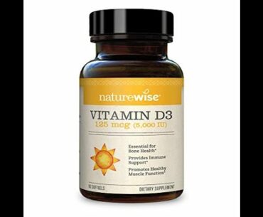 REVIEW Vitamin D3 5,000 IU Bolsters Immunity by Puritan's Pride for Immune System Support and H...