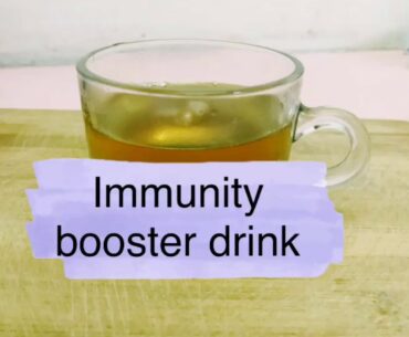 Easy Immunity Booster Drink for Covid-19 | Fizz Creations