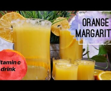 Orange margarita | source of vitamin c, an important nutrient to boost immunity