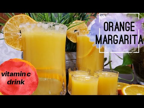 Orange margarita | source of vitamin c, an important nutrient to boost immunity