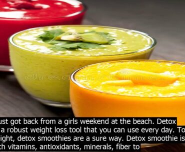 Smoothie detox vitamins most green smoothie recipes are jampacked with vitamin a, vitamin