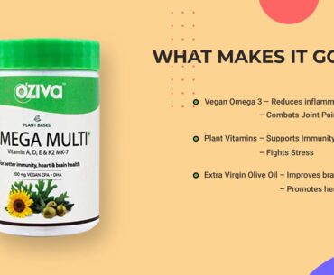 Oziva Nutrition | Omega Multi Vit A, E, K2, MK-7 | #ozivanutrition #omegamultivitamin #plantbased