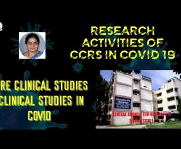 Research Activities of CCRS in COVID-19 Pandemic