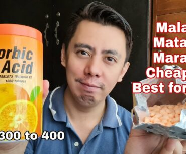 PATAR VITAMIN C (2021 BEST & CHEAPEST ASCORBIC ACID) 500 MG TABLET FROM THAILAND | REAL TALK REVIEW