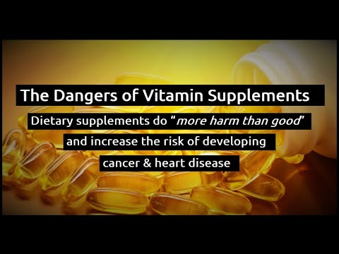 The Dangers of Synthetic Vitamins | Vitamins lead to serious health problems