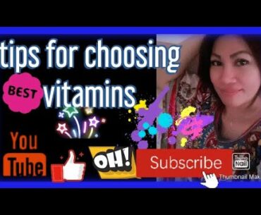 TIPS FOR CHOOSING VITAMINS AND FACIAL SERUM