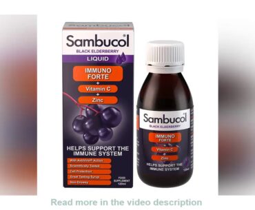 #Products Sambucol Natural Black Elderberry Immuno Forte | Vitamin C | Zinc | Immune Support Supple