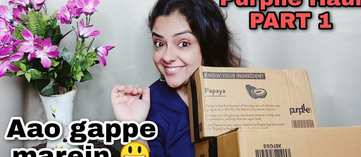 Purplle Haul PART 1 New Launches | Aao gappe marein | Priaz Beauty Zone