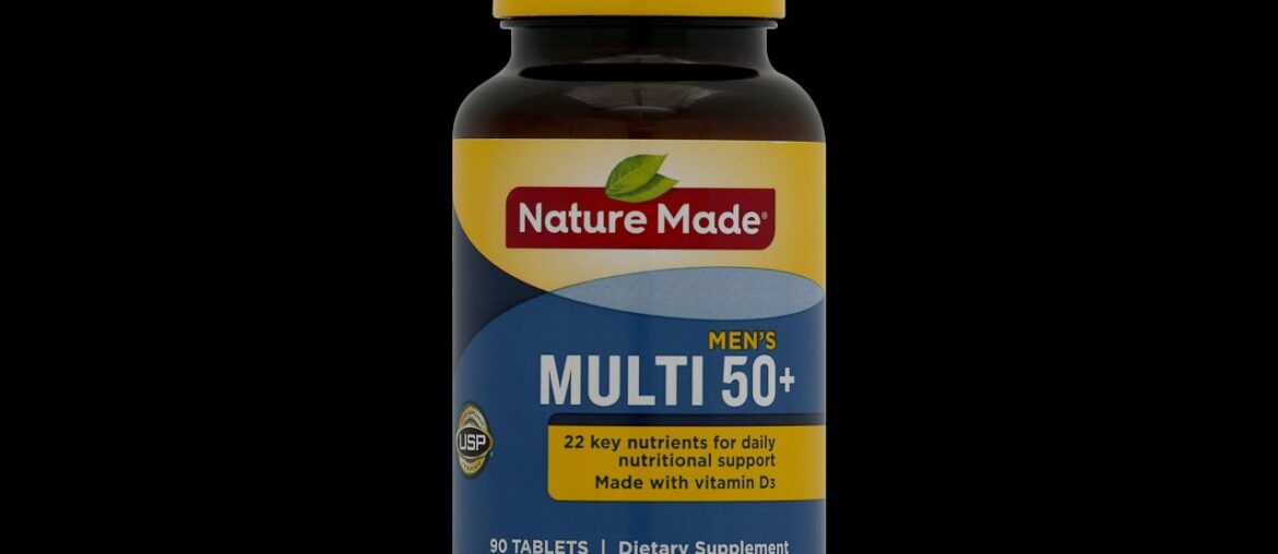 REVIEW Nature Made Men's Multivitamin 50+ Tablets with Vitamin D, 90 Count for Daily Nutritiona...