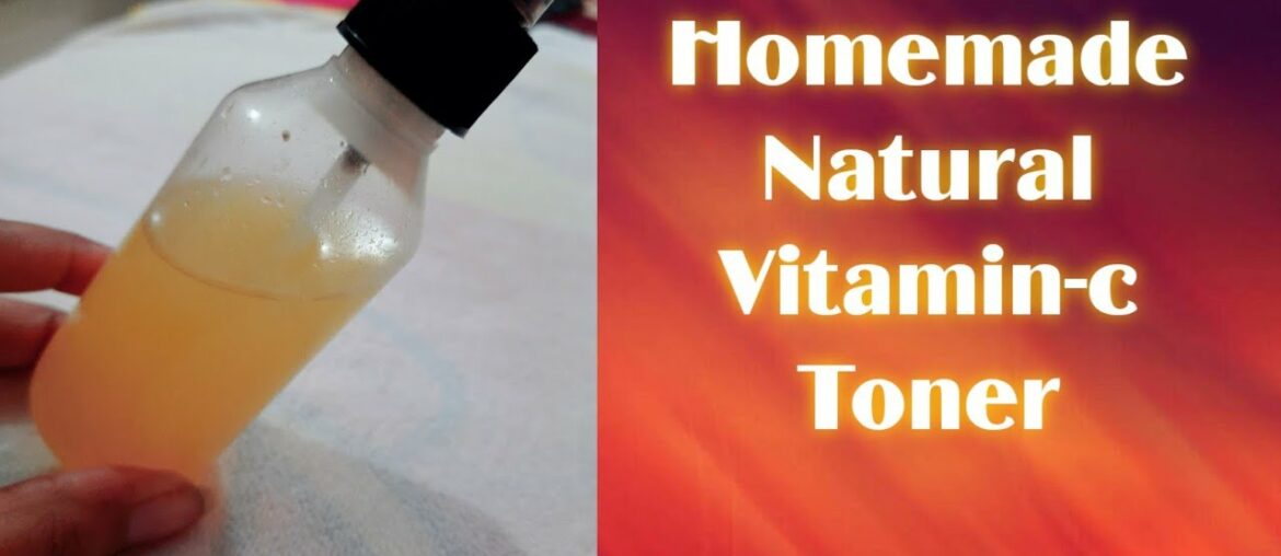 Natural Vitamin-c Toner HOMEMADE  #shorts