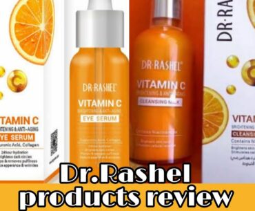 Dr Rashel vitamin c eye serum & vitamin c cleansing milk review