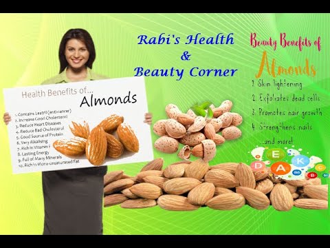 Health Benefits Of Almonds (badam) | Rabi's Health & Beauty Corner