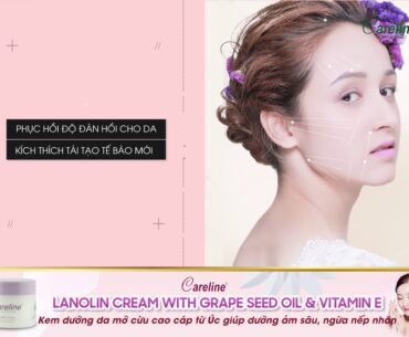Careline Lanonin Cream with Grape Seed Oil & Vitamin E