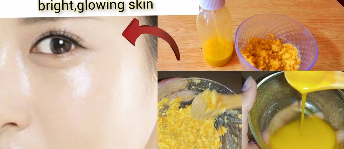 DIY vitamin C serum and face mask for bright ,glowing skin || spotless fairness and glow