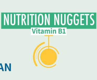 Nutrition Nuggets - Vitamin B1 | Physicians Association for Nutrition