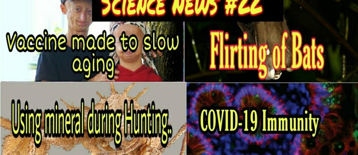 Vaccine developed to Slow Aging l Immunity against COVID-19 l Flirting of Bats l TYTAL Science