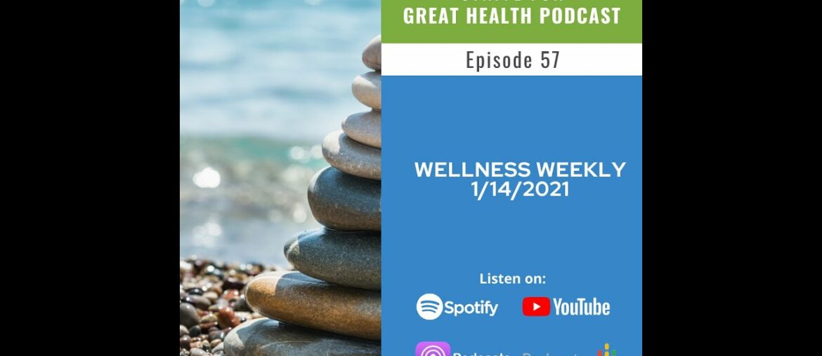 Strive for Great Health Podcast Episode 57 - Wellness Weekly 1/14/2021