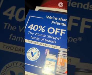Vitamin shoppe supplements sale #shorts