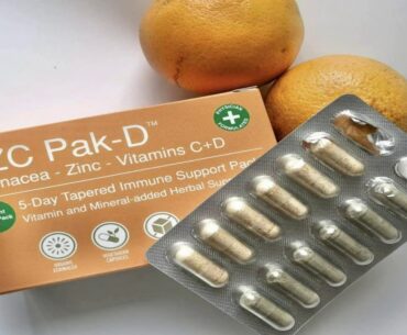 EZC Pak-D 5-Day Immune Booster for Cold and Flu Relief (2 Pack) - Echinacea, Zinc, Vitamin C + Vi...