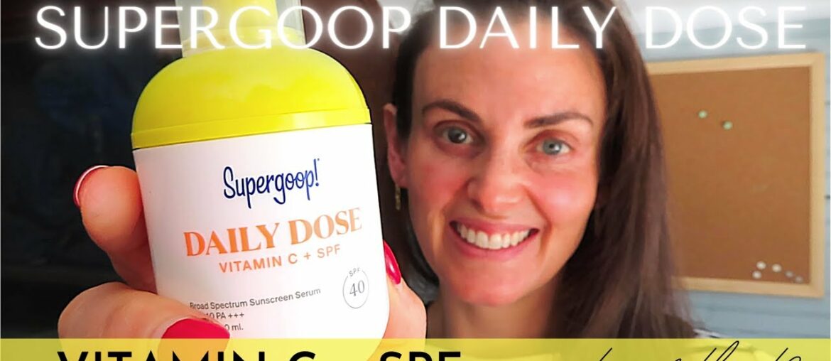 SuperGoop Daily Dose Vitamin C + SPF 40 | WORTH THE HYPE?!